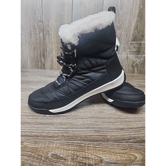 Sorel Kids Black and White Boots - Picture 6 of 12